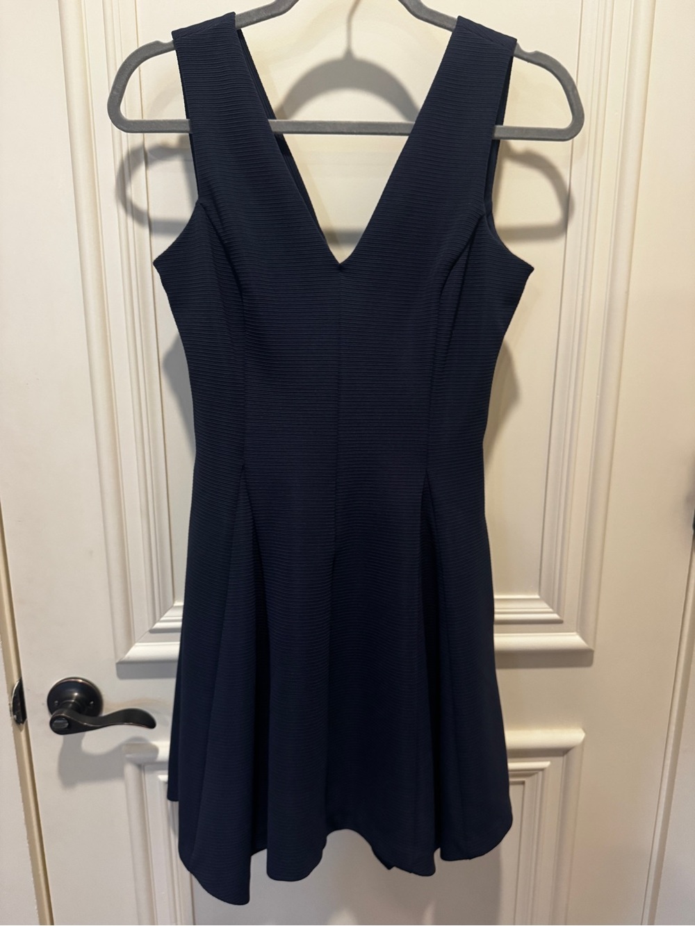 Womens Kensie V Nevk Navy Blue Mid Length Dress Size 2